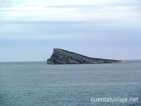 Isla de Benidorm, Costa Blanca. Alicante.